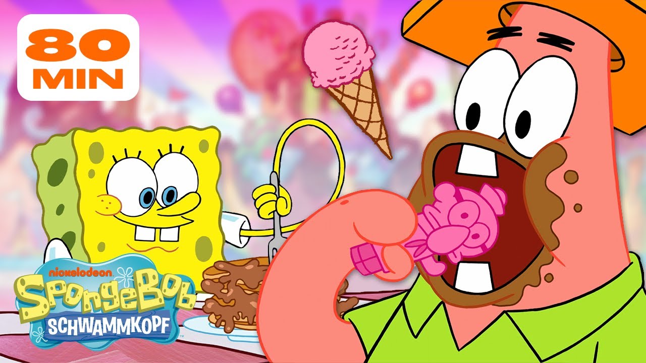 SpongeBob | 80 MINUTEN der süßesten Leckereien in Bikini Bottom! | SpongeBob Schwammkopf