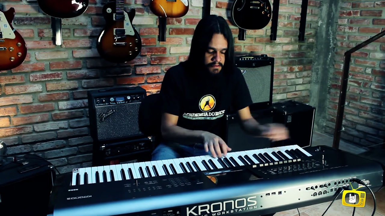 Teclado Heavy Metal - Solo de Léo Carvalho Academia do Rock TV