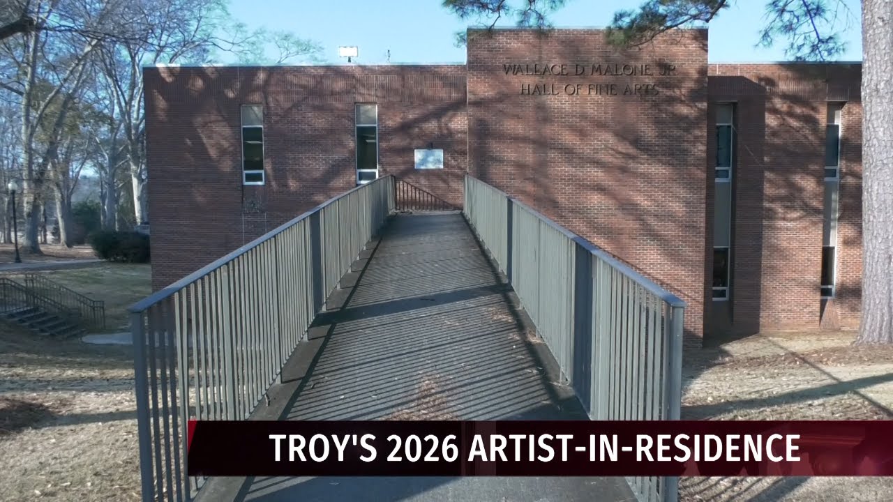 New Artist in Residence - TROY TrojanVision News