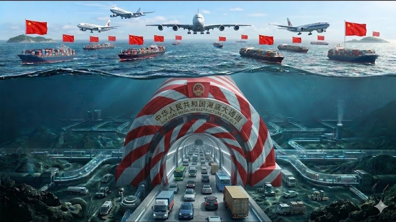 Inside China's $500B Deep-Sea Mega Tunnel - The Impossible Ocean Network (Full Process) 🌍🚇🌊