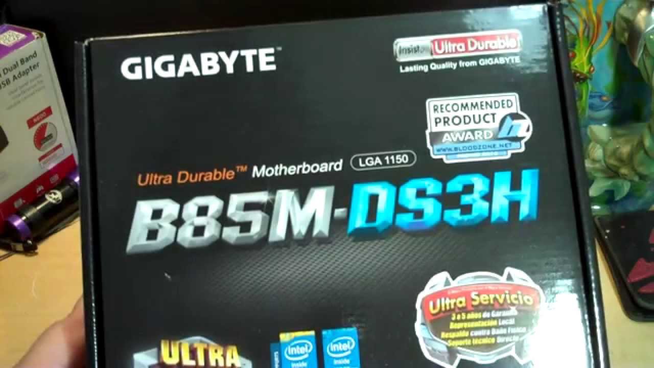 Unboxing the Gigabyte B85M-DS3H Motherboard