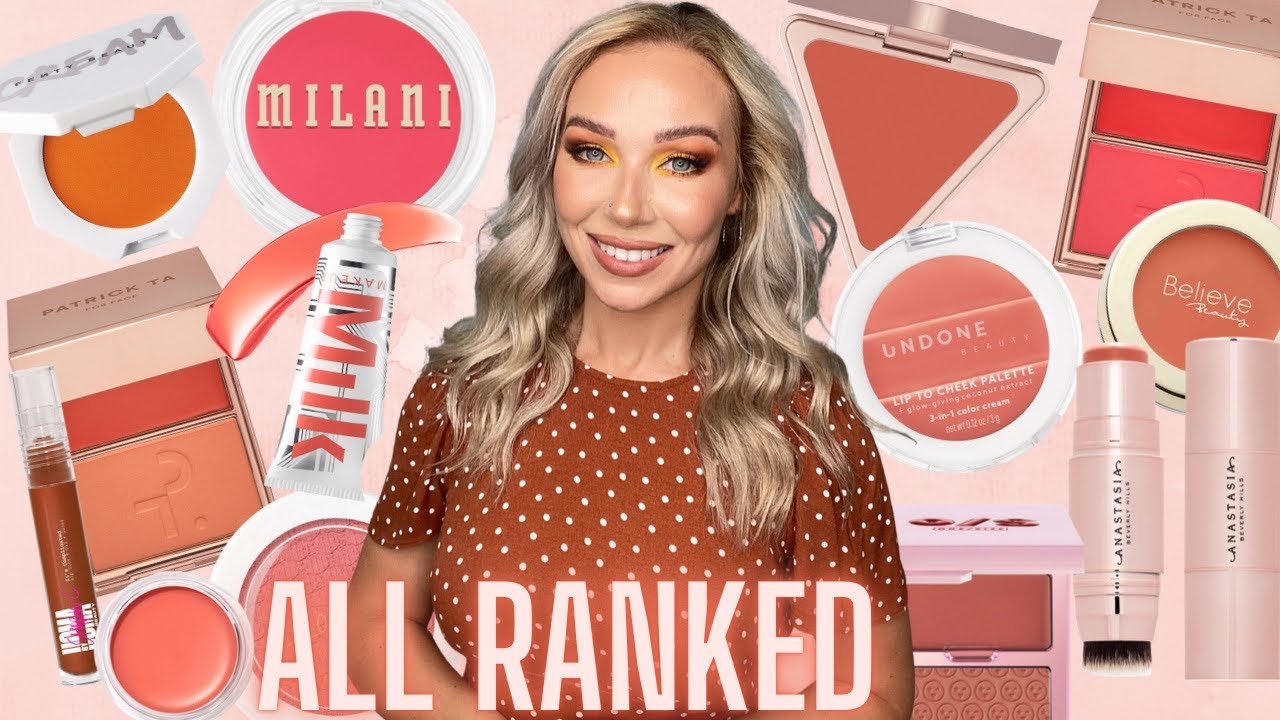 RANKING MY CREAM BLUSH COLLECTION 2022 before makeup declutter  begins
