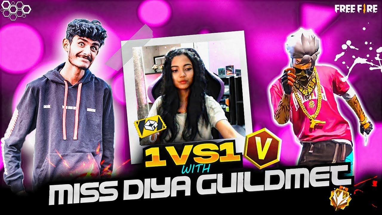 1V1 WITH MISS DIYA GUILGMET 😒#volter ❤️