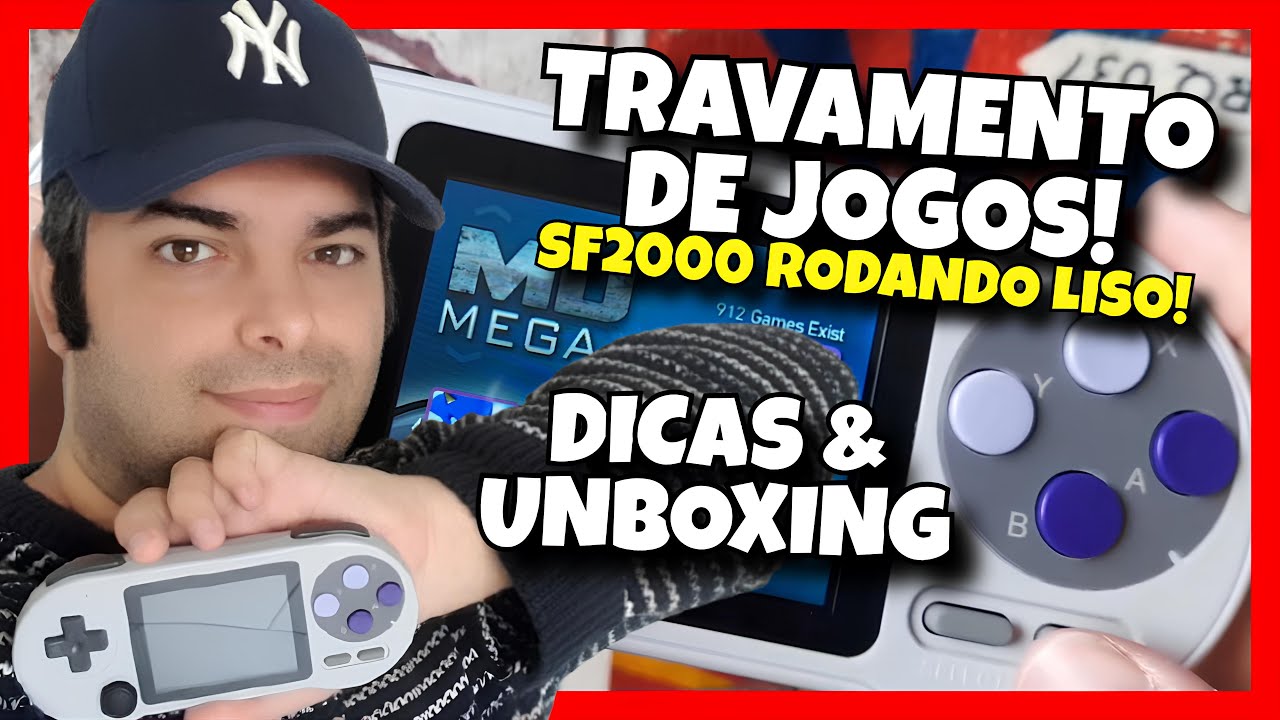 DICAS PARA RODAR JOGOS TRAVADOS DO SF2000: VIDEOGAME PORTÁTIL  MAIS BARATO! | UNBOXING E OPINIÃO 🎮