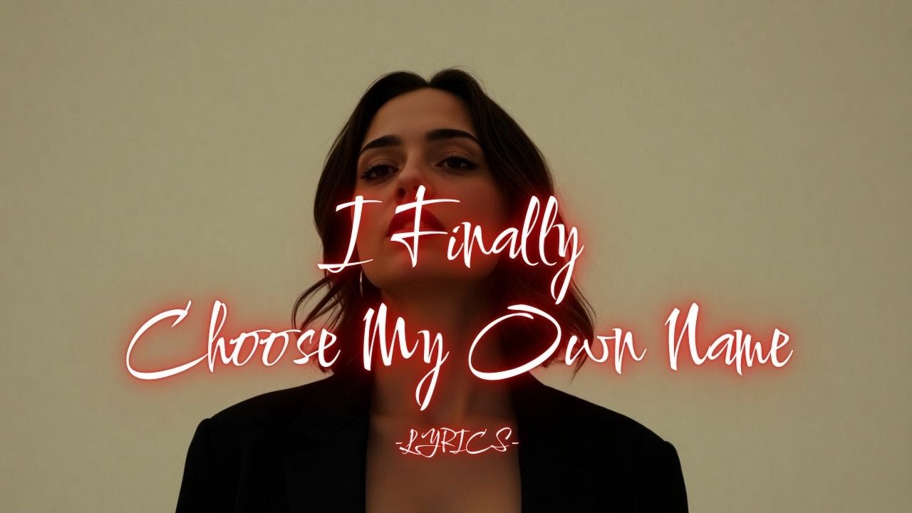 I Finally Choose My Own Name – A Powerful Song About Self-Worth & Healing