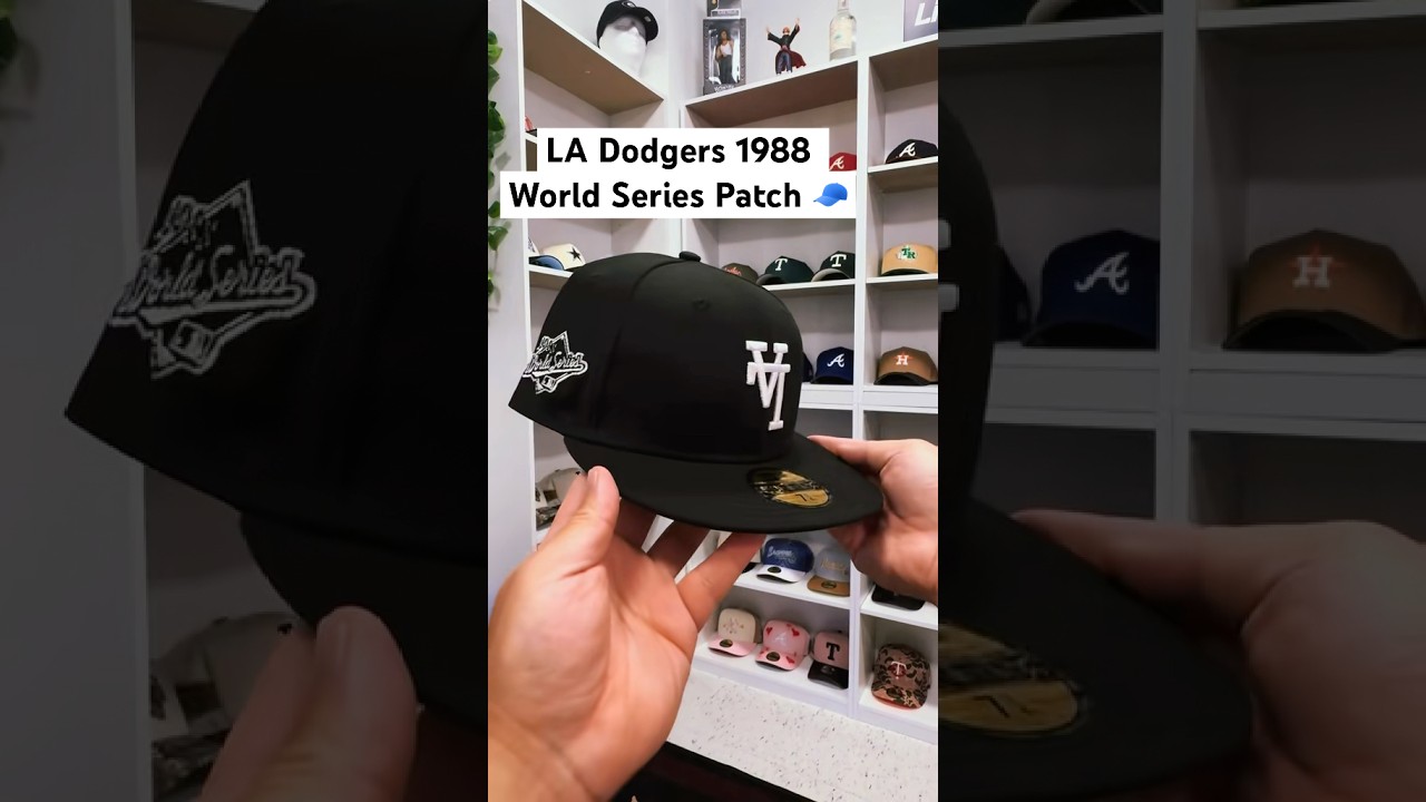 Unboxing my LA Dodgers 1988 World Series Patch hat from @hat-club ! #newera #hatclub #dodgers
