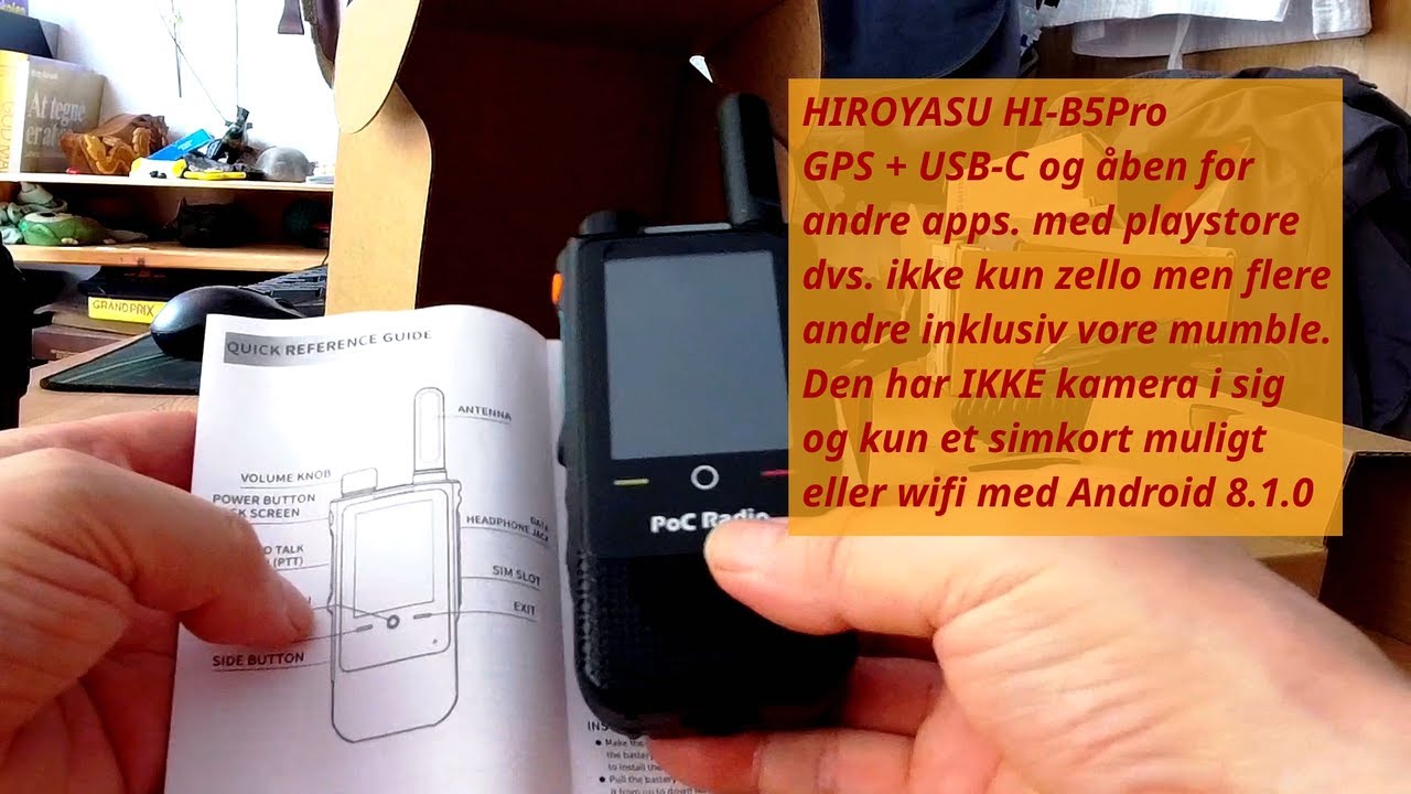 Hiroyaso HI-5Bpro med FRN og Mumble/Mumla Netværksradio/Poc Radio