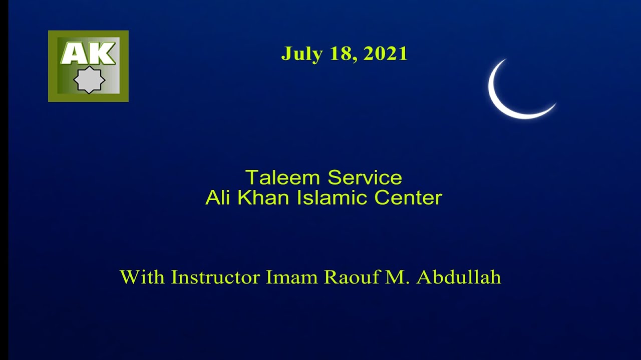 Sunday Class and Talim