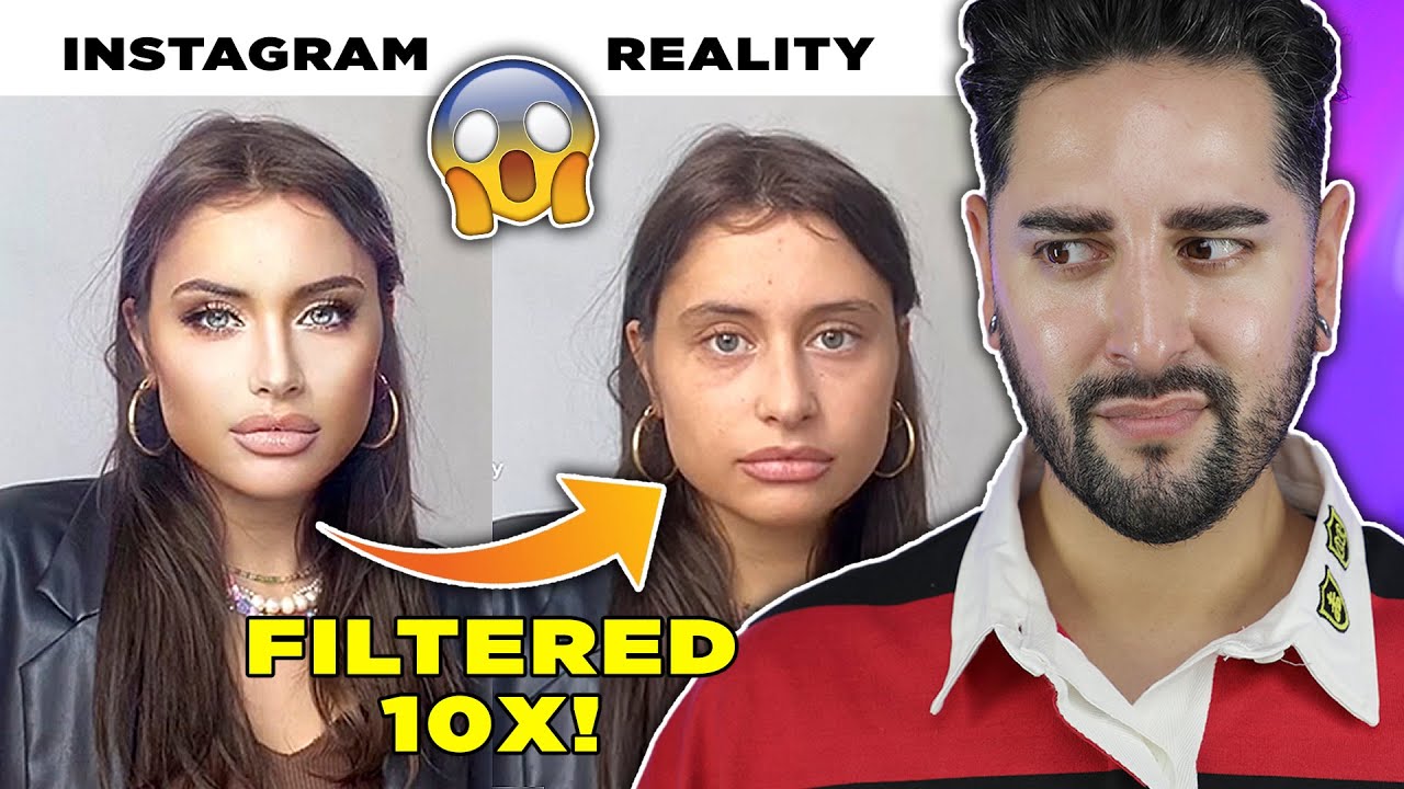 Instagram VS Reality - Beauty Guru / Influencer Lies And Editing / Facetune Fails