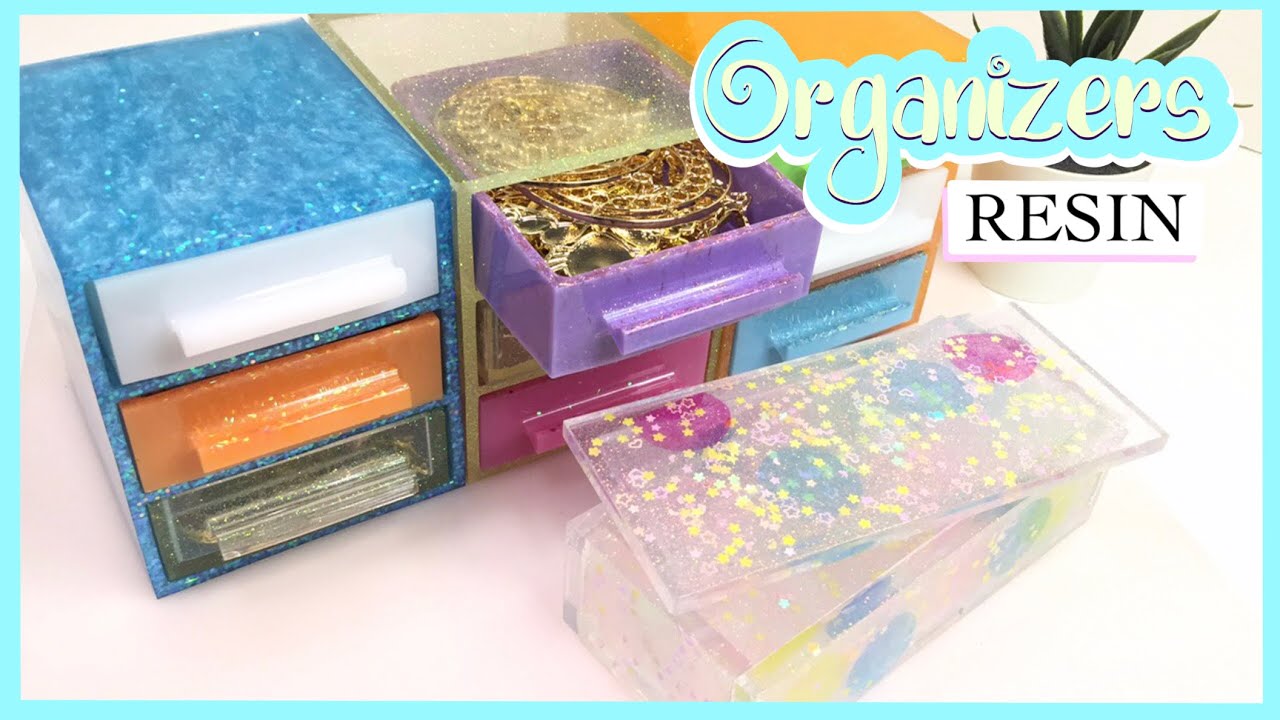 Resin Crafts- Organizers- Craft Resin - Boxes- DIY