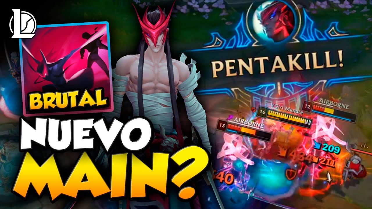 😱PRIMER GAMEPLAY DE YONE *PENTAKILL* ¿NUEVO MAIN? VS YASUO