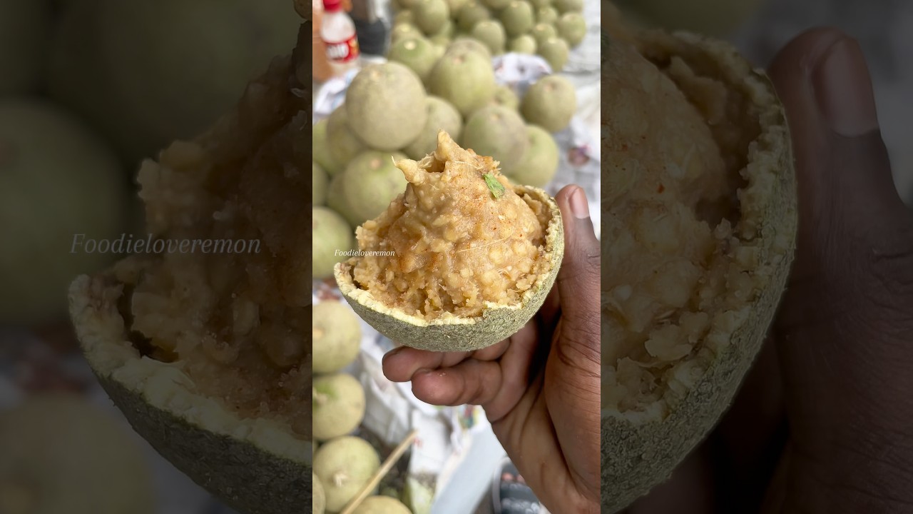 Spicy Wood Apple Mix on Street Food