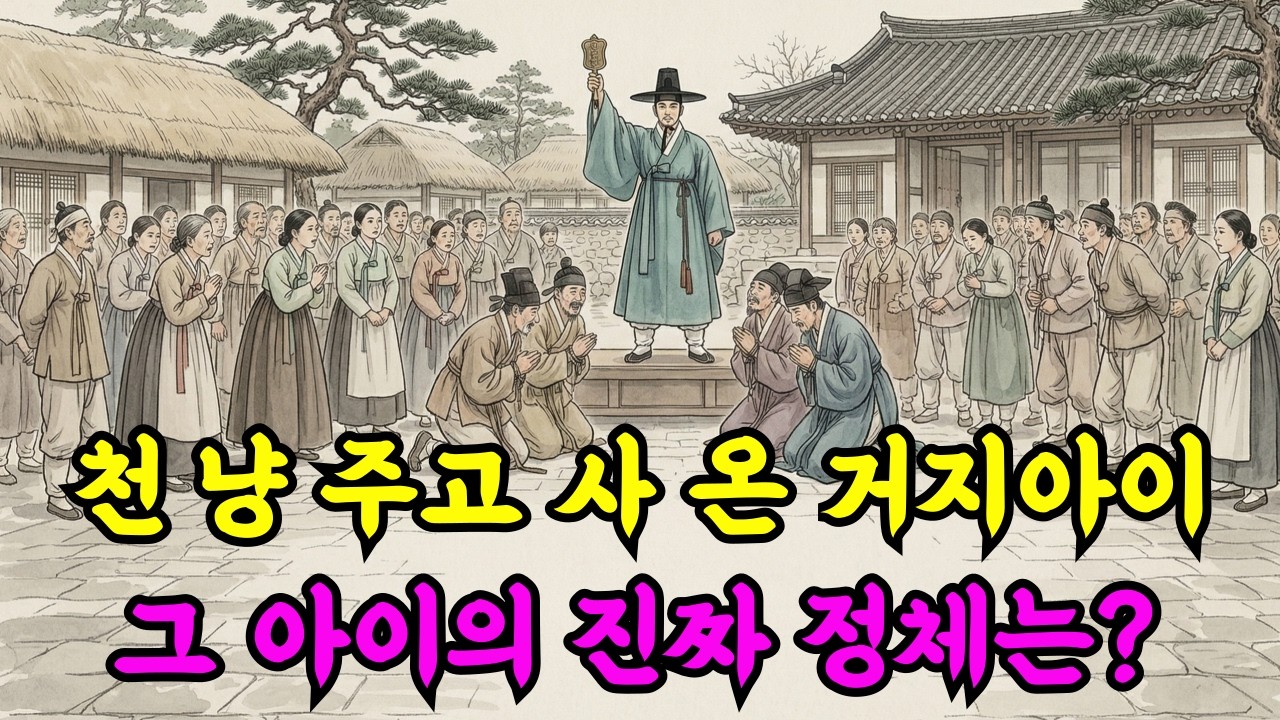 눈먼과부와 거지아이