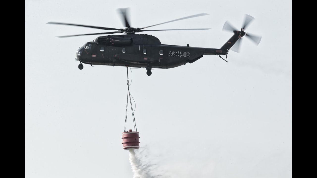 Heeresflieger als Feuerwehr - Löschflug nach Athen