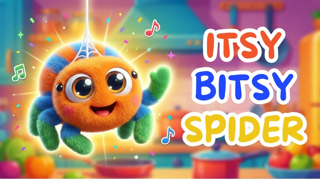 Itsy Bitsy Spider 🕷️ | The Brave Little Spider Song for Kids | Nursery Rhyme