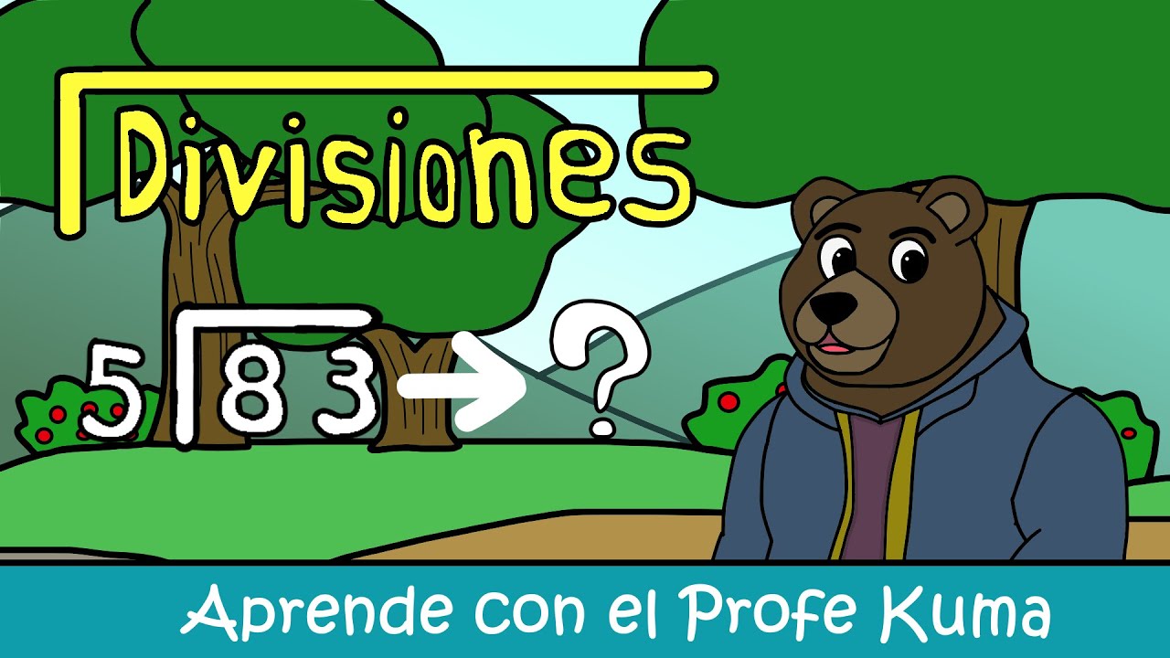 Divisiones con Casita Paso a Paso | Aprende Fácil y Rápido con el Profe Kuma