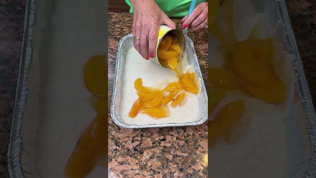 Обязательно попробуйте этот персиковый коблер! #готовлю #испекитеэто #рецепт