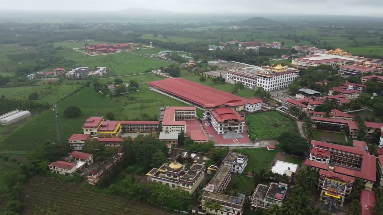 Drepung Monastery south India #monastery #drone #video #dronedjimini2