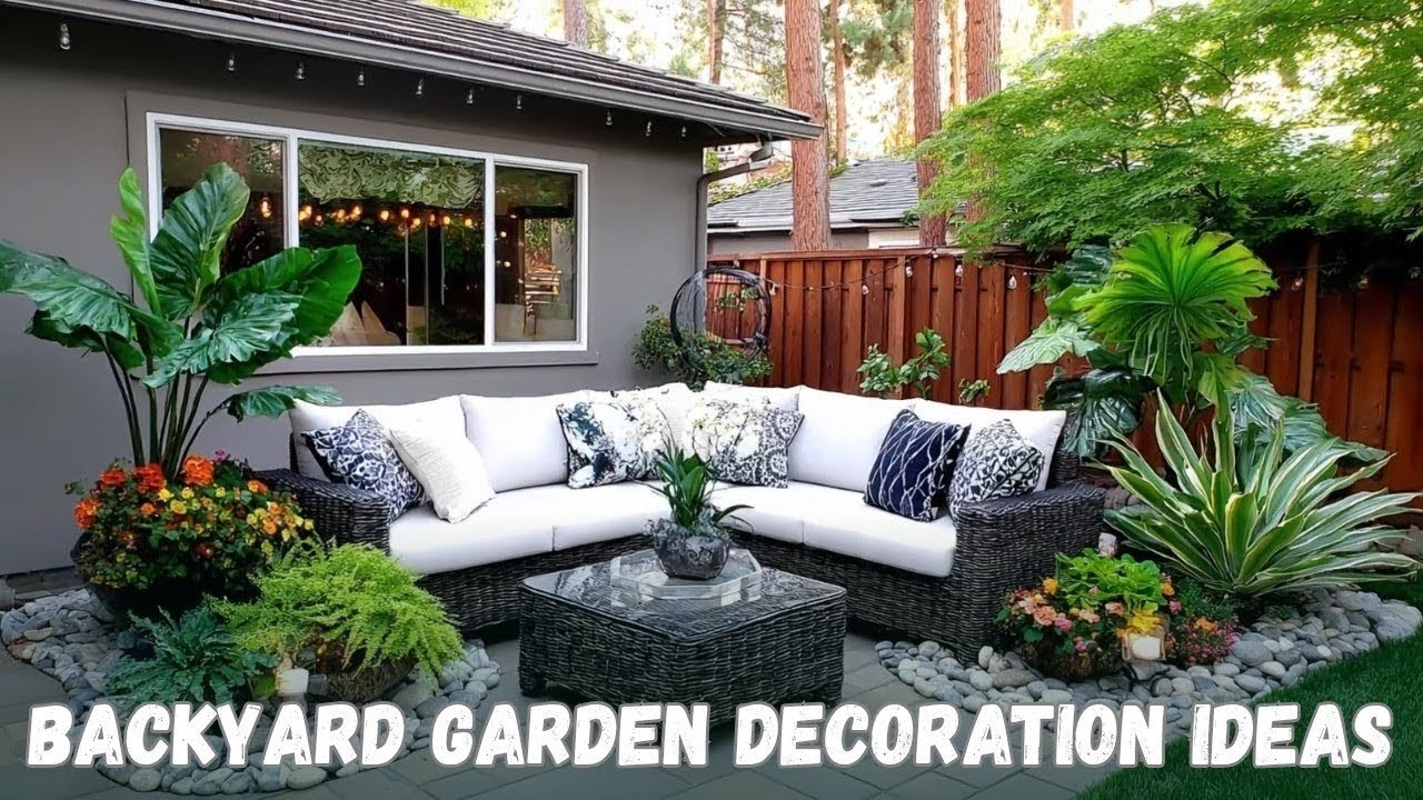 Beautiful Backyard Garden Decoration Ideas | Outdoor Styling for a Cozy & Stylish Garden