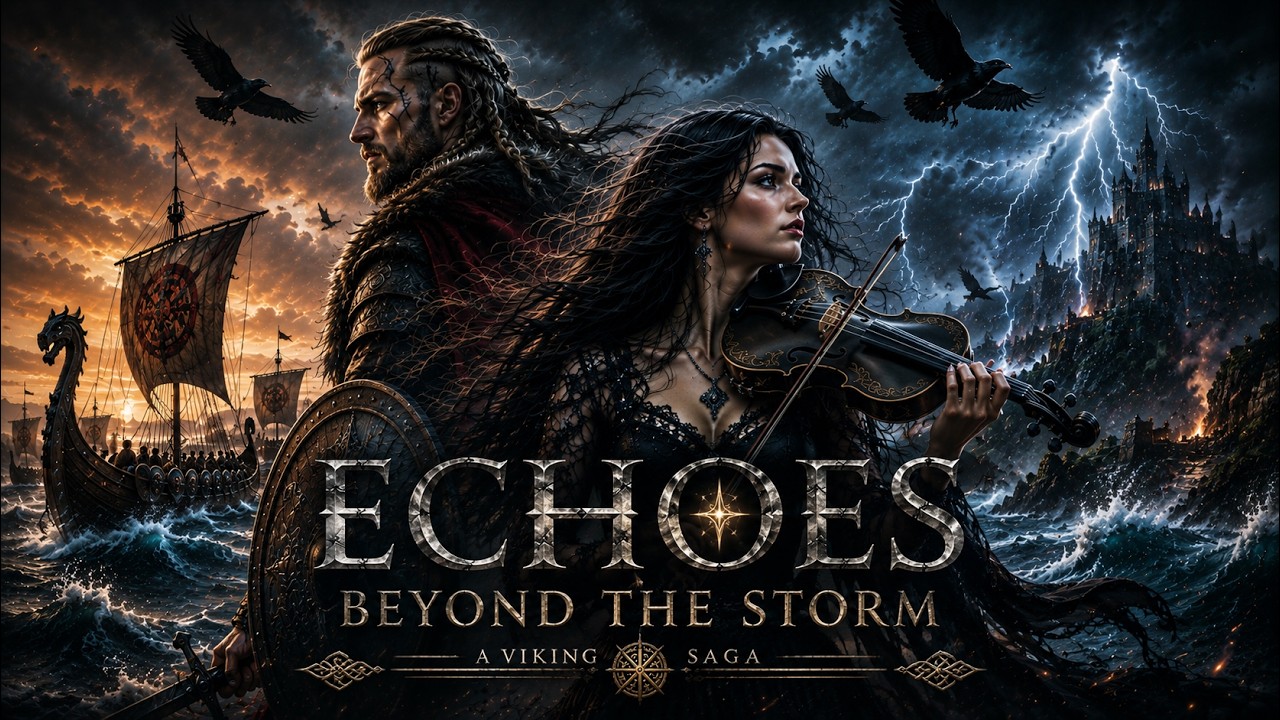 Echoes Beyond The Storm | Epic Viking Duet Song ⚔️ Nordic Folk Saga