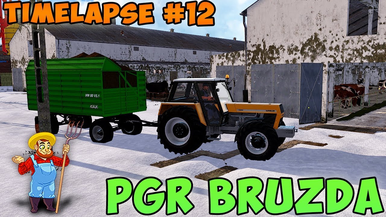 Farming simulator 17 | PGR Bruzda with seasons | Timelapse ep#12