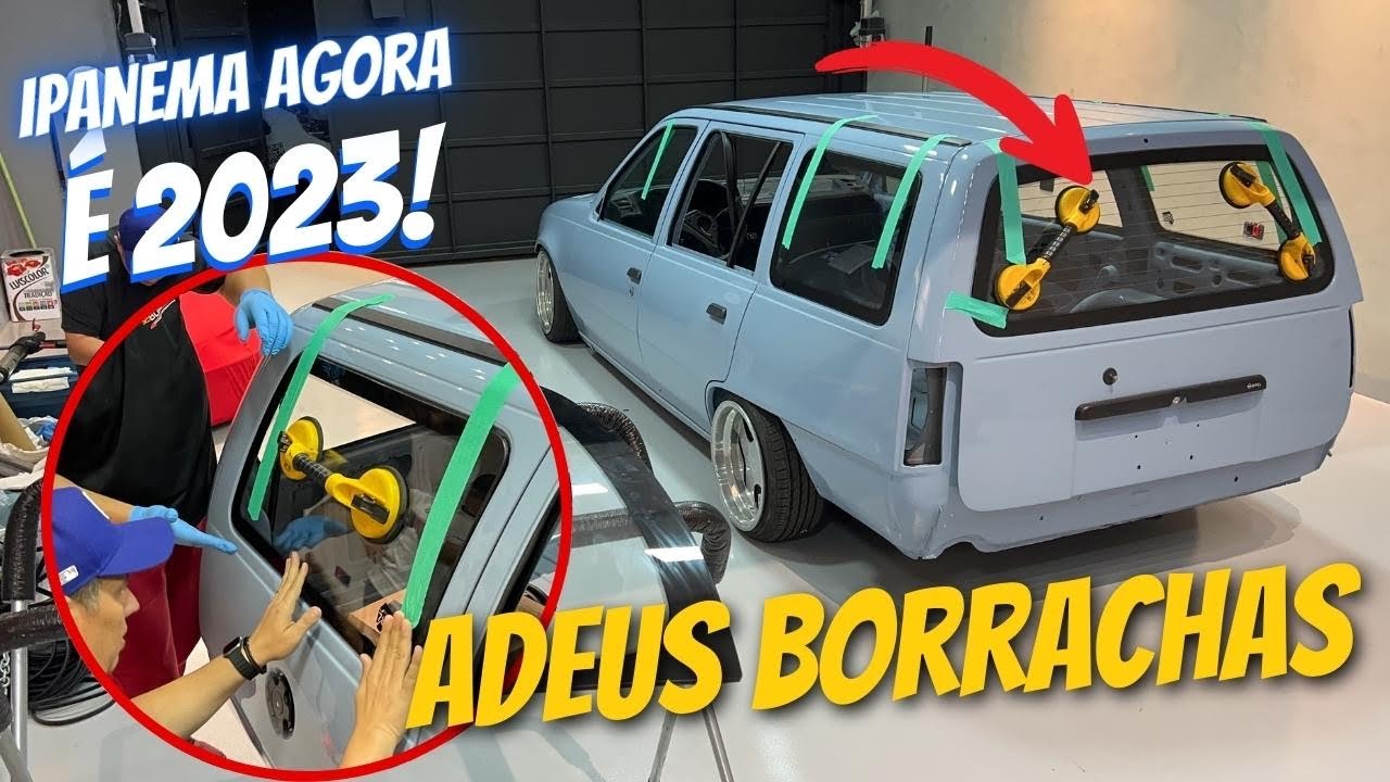 ADEUS BORRACHAS - VIDROS SOB MEDIDA NA IPANEMA 7008! NOVA TENDÊNCIA DE CUSTOMIZAÇÃO