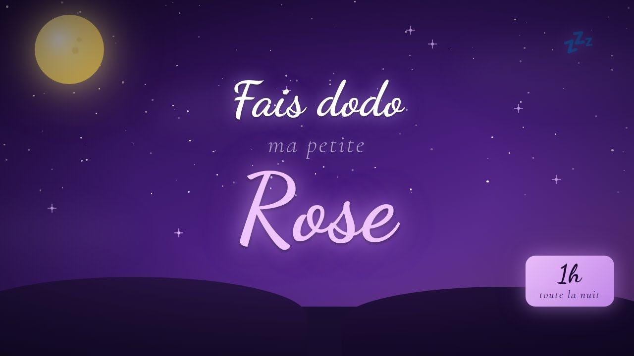 Berceuse Rose — 60 min de musique douce pour dormir toute la nuit 🌙