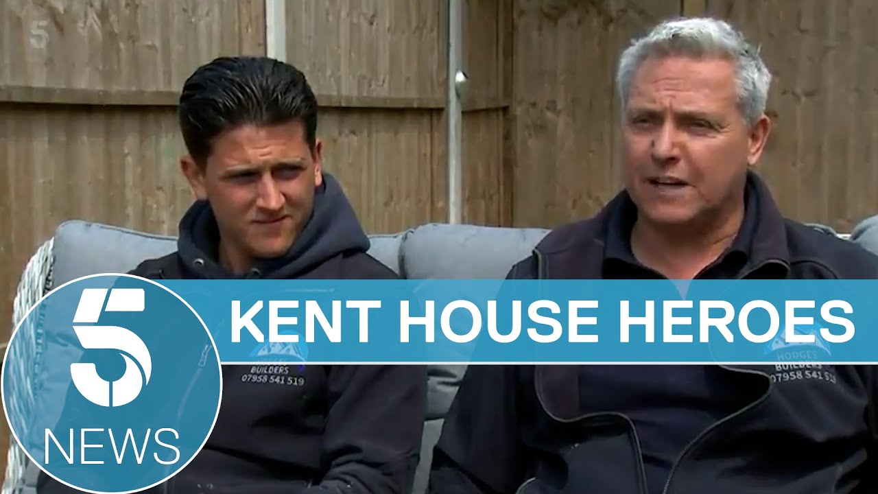 Father and son heroes rescue three from Kent explosion | 5 News