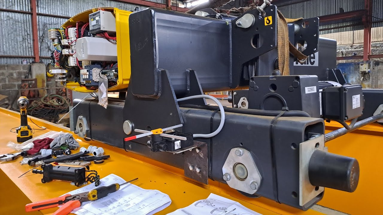Install Limit Switch Trolly Hoist 2 Speed