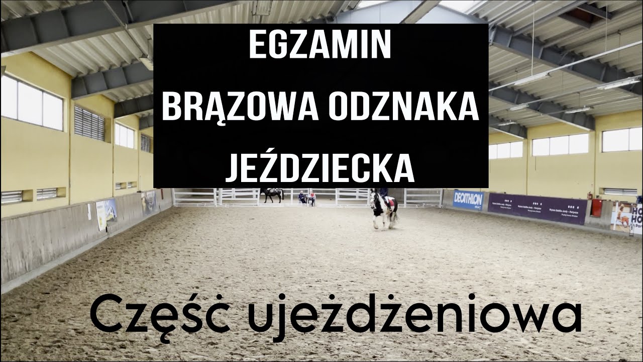 Egzamin Brązowa Odznaka Jeździecka (BOJ) - Ujeżdżenie