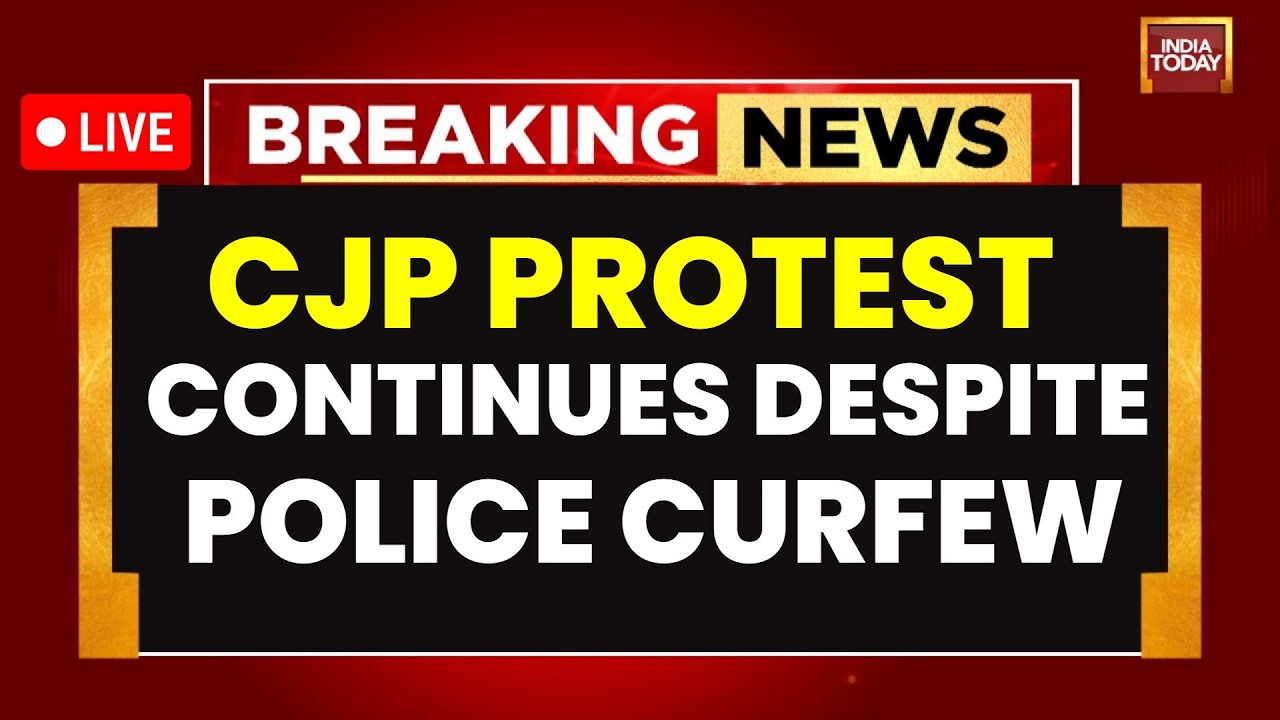 LIVE: CJP Protests To Continue At Jantar Mantar Despite Delhi Police Curfew | India Today