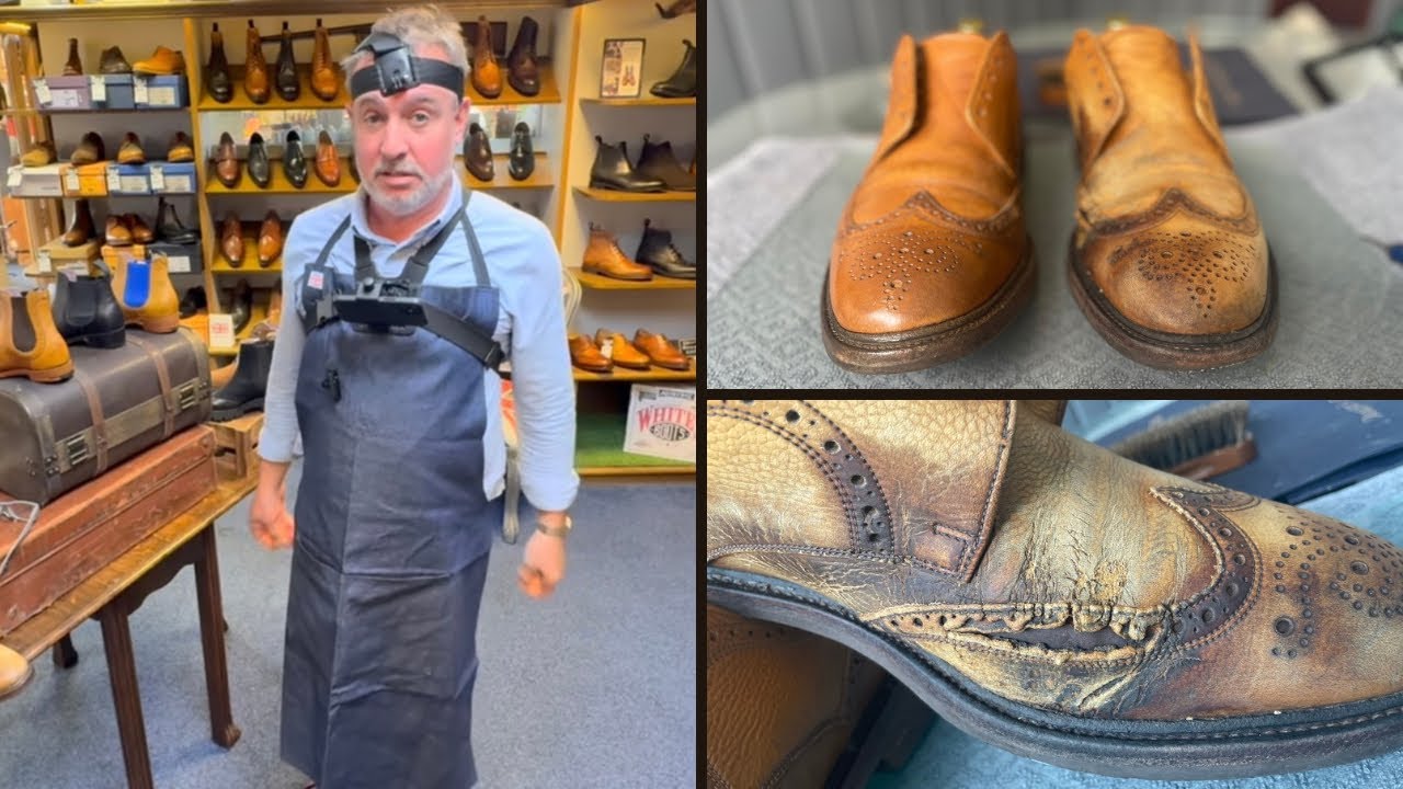 Barker Kelmarsh Finished Shoe Repair – Worth Fixing? | Follow Up Video
