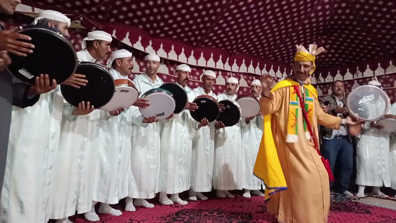 أحيدوس مجموعة بويوسف عمار آيت حرز الله الحاجب – عرض فني رائع يهز الجمهور