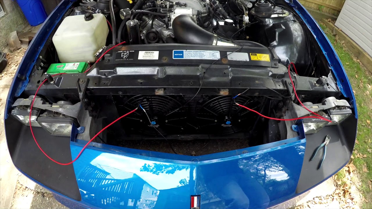 Thirdgen Budget Pusher Fan Install..No more Overheating!