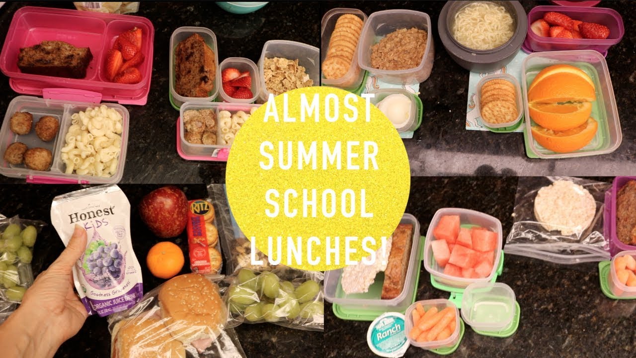 Week of School Lunches - I was pretty much sleeping while I made these... :)