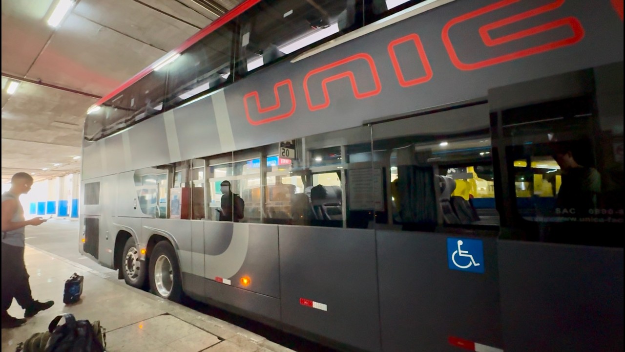 Do Rio a Petrópolis no ônibus DD da Única (Trajeto completo)