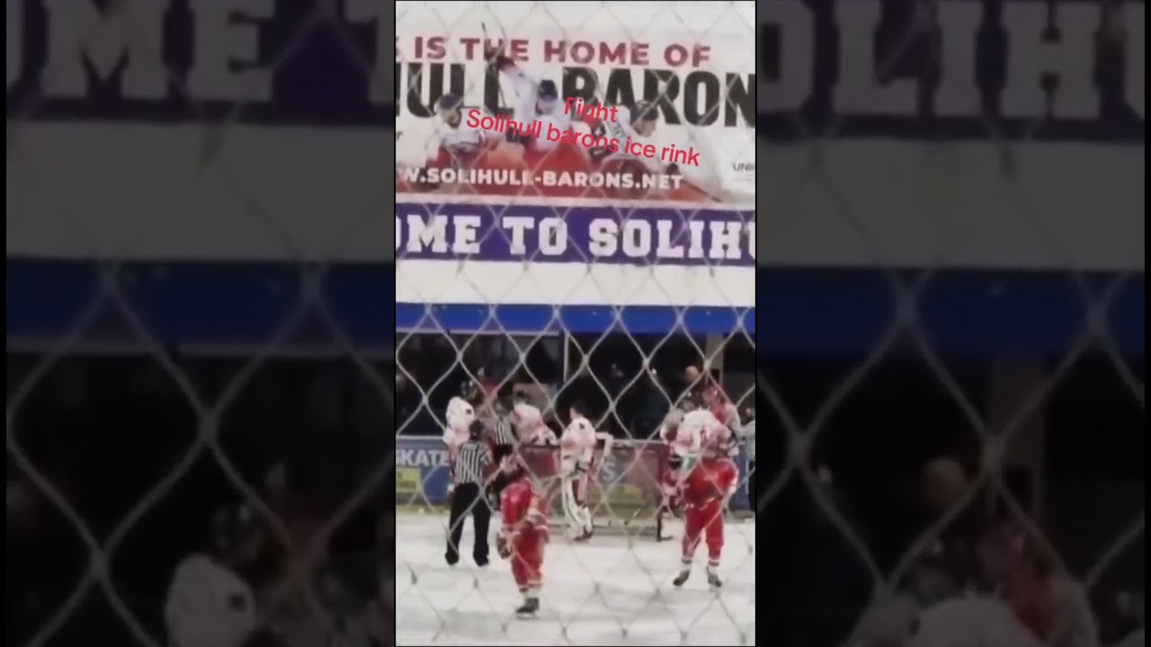 Scrap at the Solihull barons ice rink