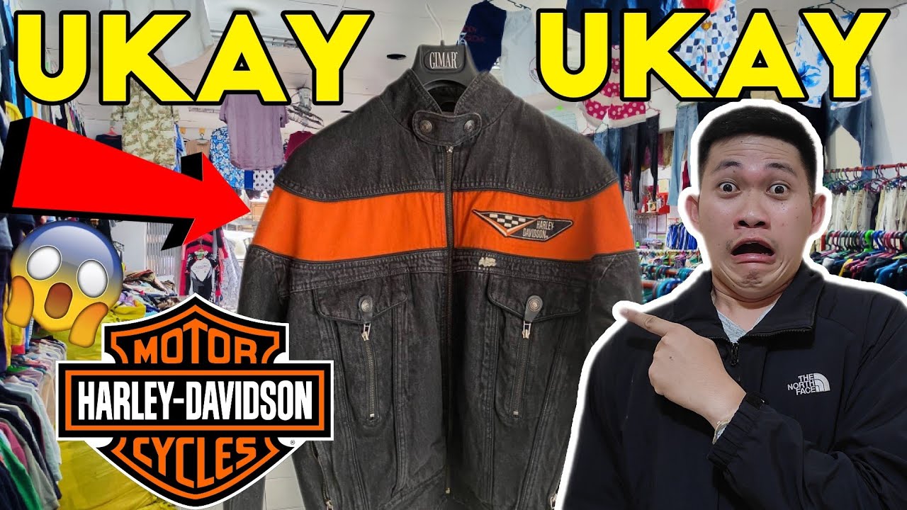 I FOUND A RARE HARLEY DAVIDSON JACKET IN THE THRIFT STORE: UKAY UKAY NEW ARRIVAL