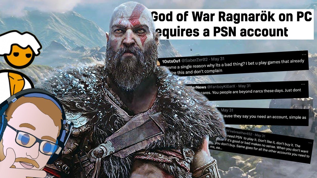 “PC Gamers are NARCS!!” - PS5 Fanboys Defend Sony Forcing PSN Accounts in God of War: Ragnarok on PC