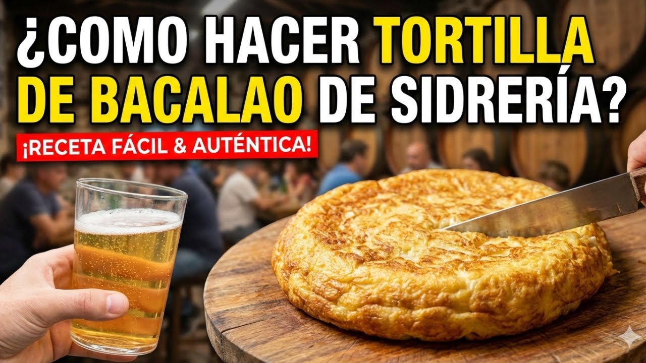 ✅ ¿Como hacer tortilla de bacalao de sidreria? 🤫👈