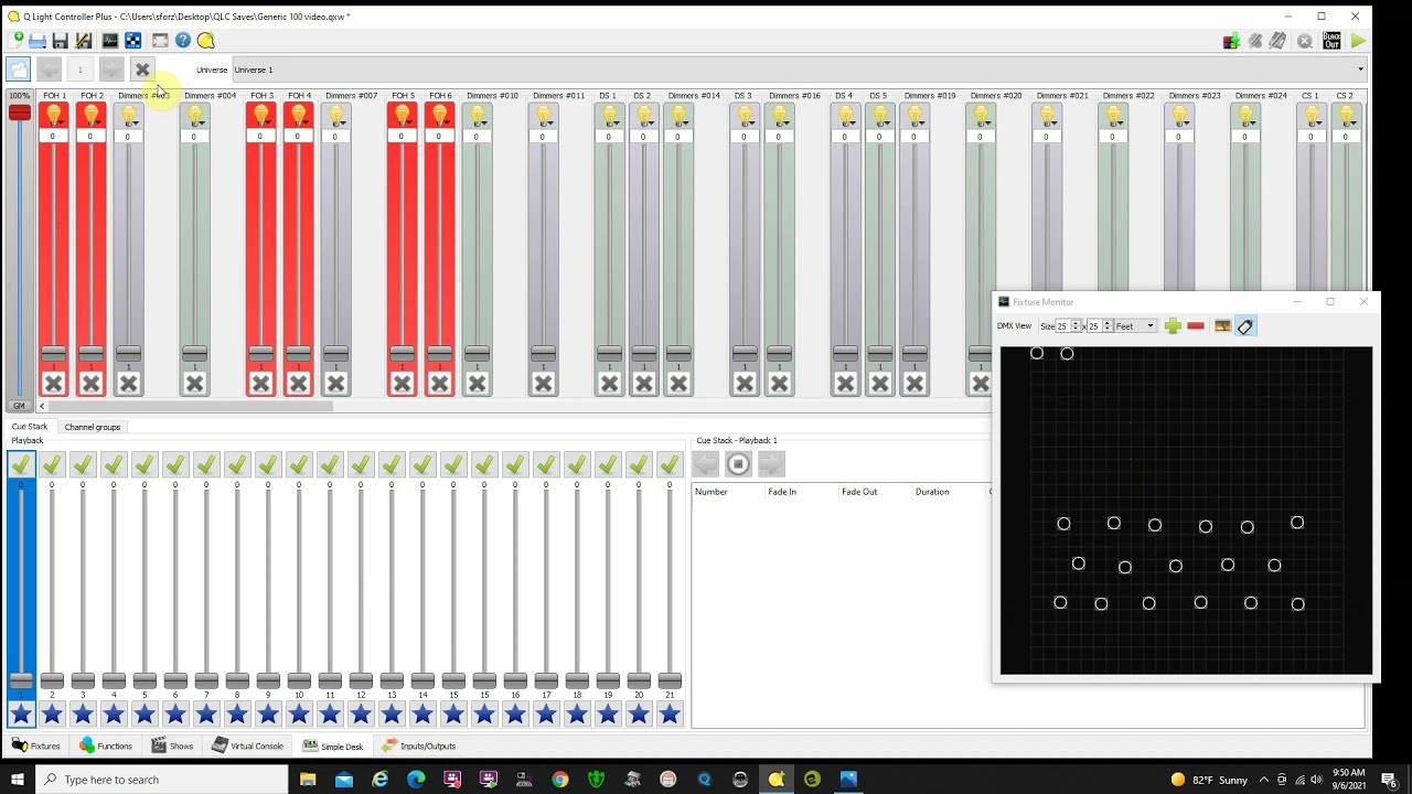 Pt 10 QLCplus midi control