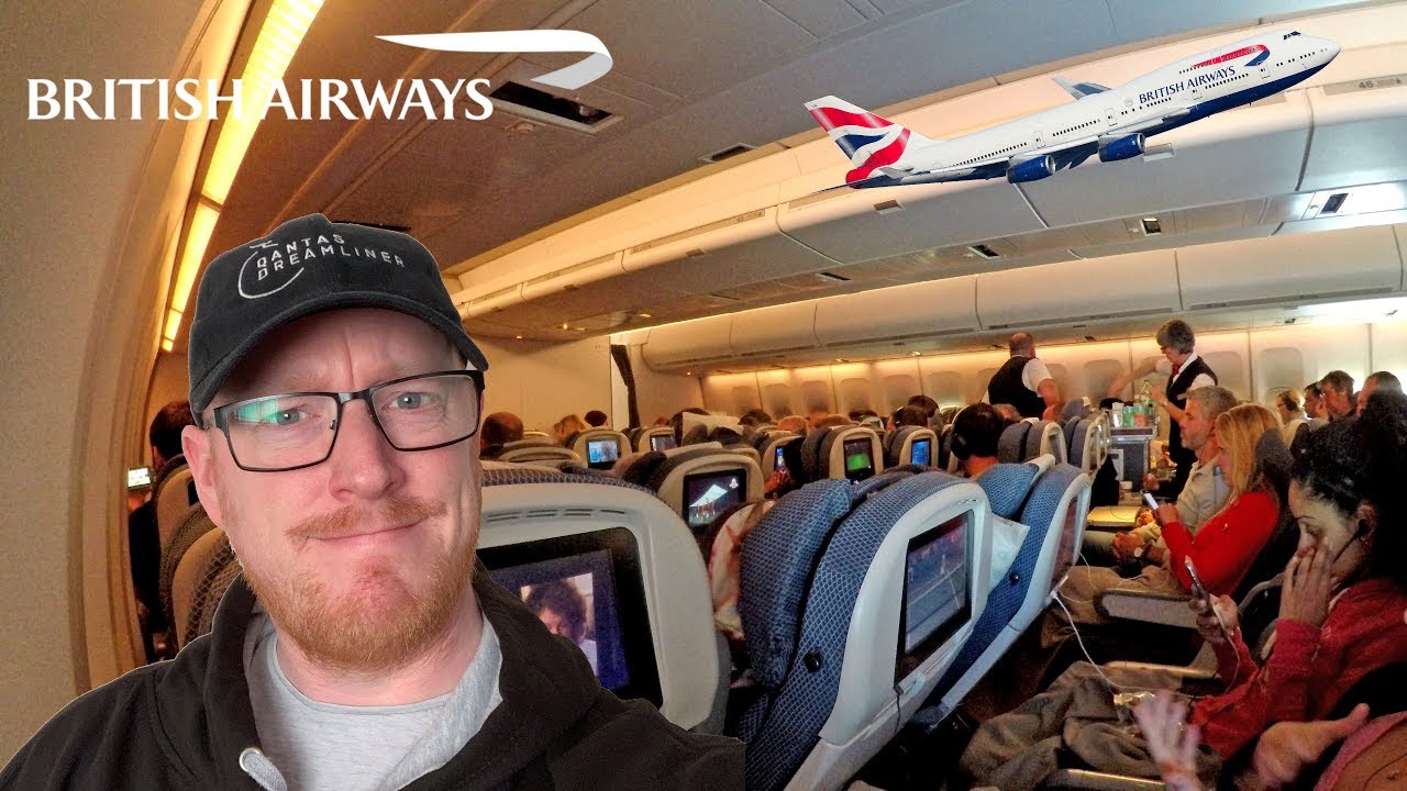 Flying the BRITISH AIRWAYS BOEING 747: New York to London in Economy Class