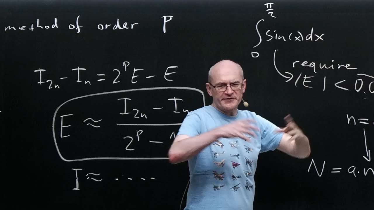 Numerical analysis: The Richardson extrapolation for integrals (Romberg integration)