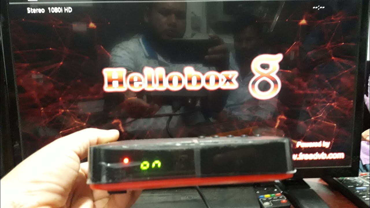 Hellobox 8 satellite receiver DVB-T2 DVBS2 Combo TV Box. Problem power standby. Software Recovery.