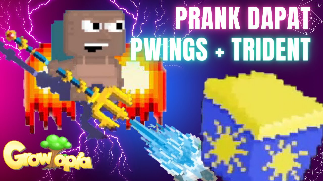 Prank Dapat Phoenix Wings + Neptune Trident | Sosial Eksperimen | Growtopia | Indonesia