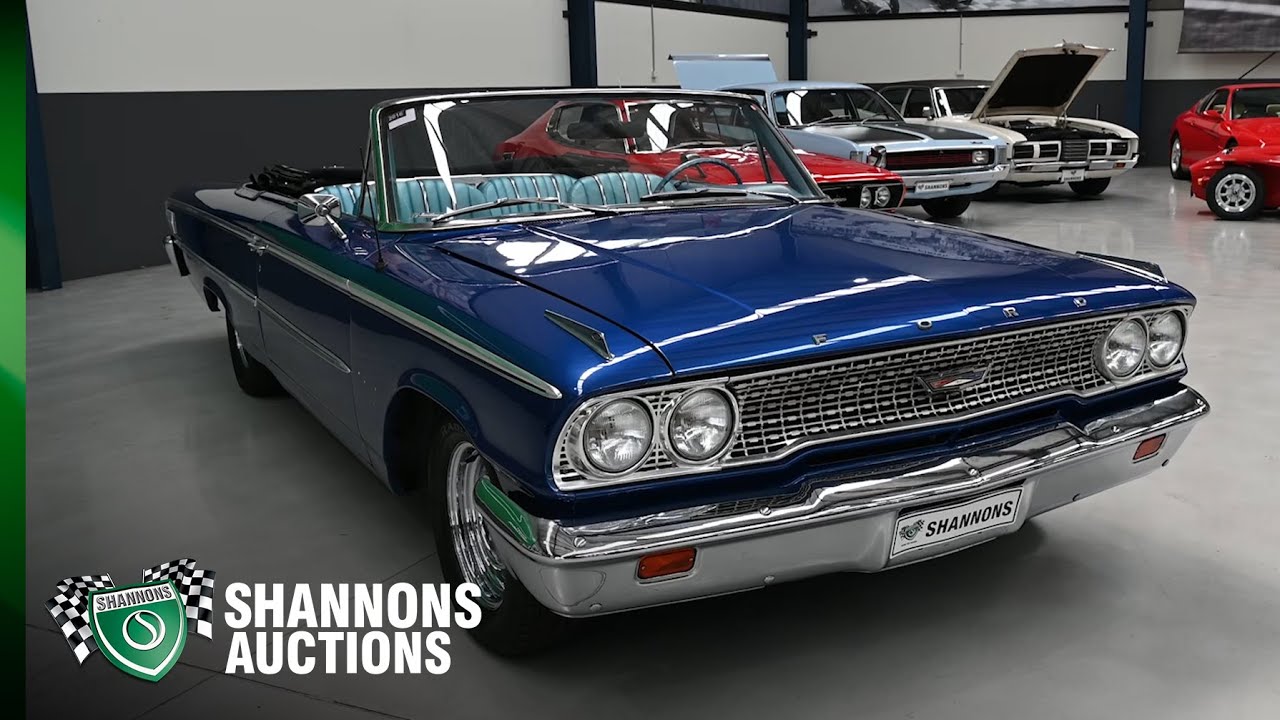1963 Ford Galaxie Convertible (LHD) - 2022 Shannons Spring Timed Online Auction