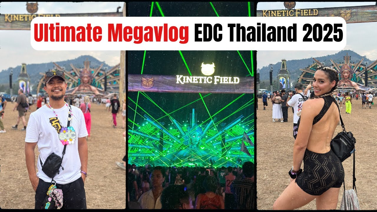 The Ultimate EDC Thailand 2025 MegaVlog | 3 Days of Raving, Stages & EPIC Moments!