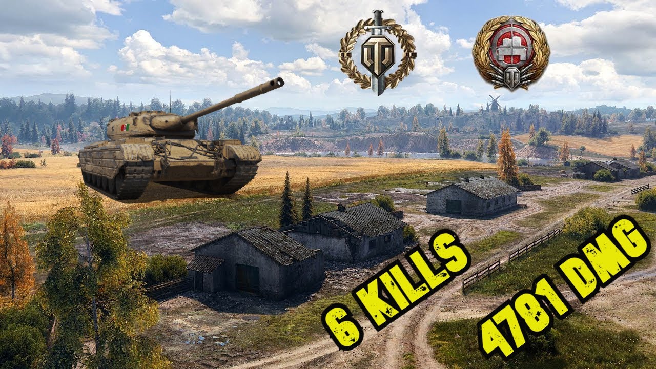 Progeto M35 mod.46   4781dmg + 6 kills - World of Tanks - Malinovka map