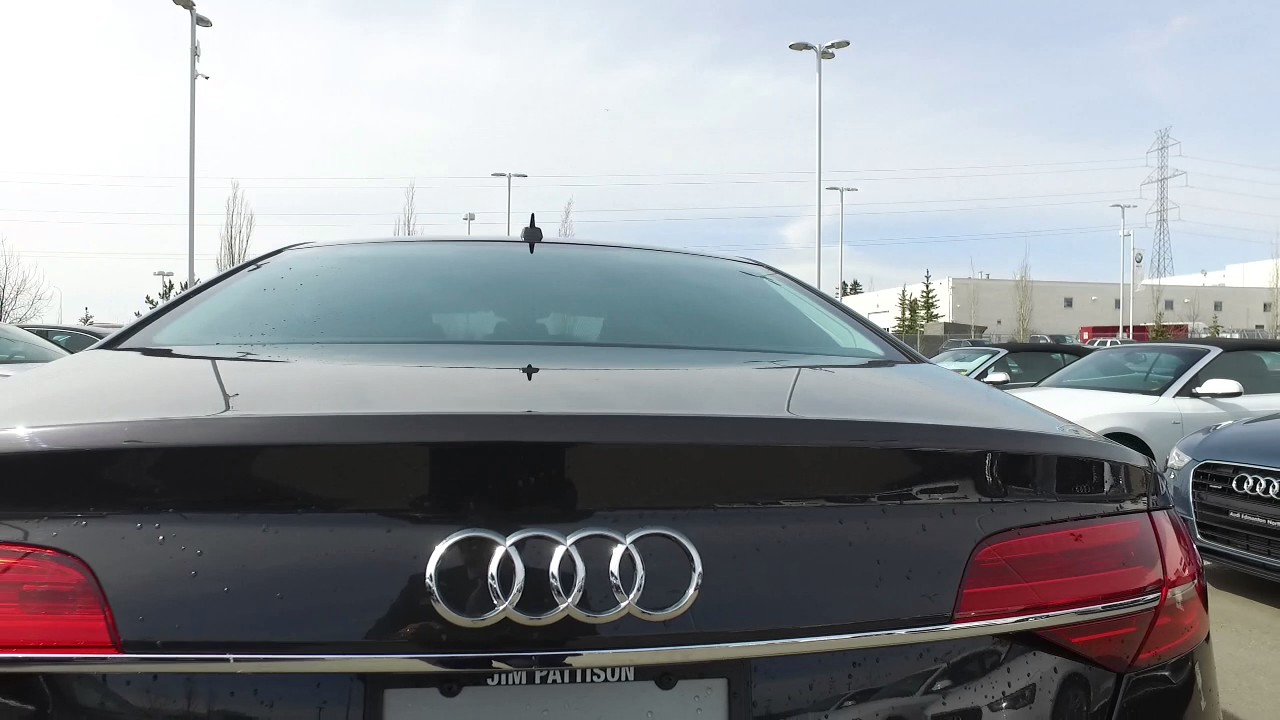 Customer Video Walk-around on 2017 A8 from Audi Edmonton North