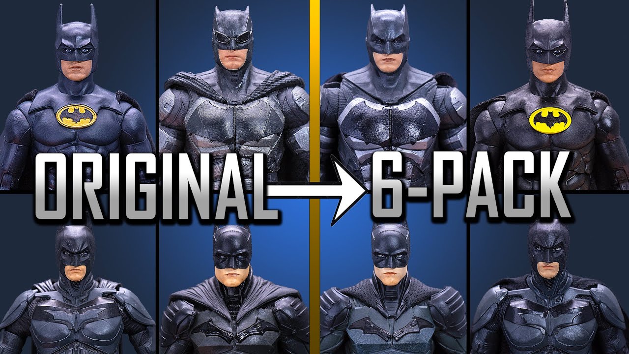 Comparing the Batman Movie 6-Pack figures to the originals...